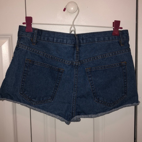 Forever 21 denim American flag shorts - Picture 2 of 3